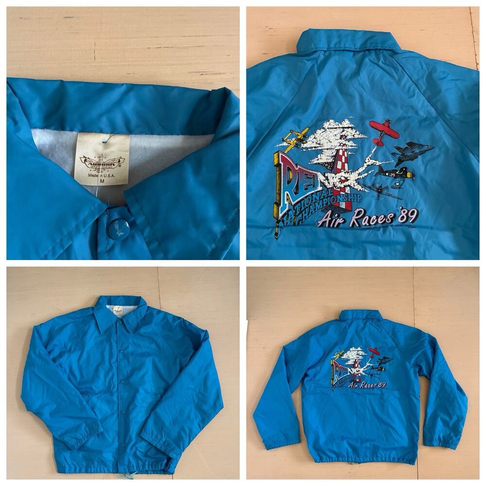 Auburn Sportswear Men’s Sz M Reno National Championship Air Races 89 VTG Jacket